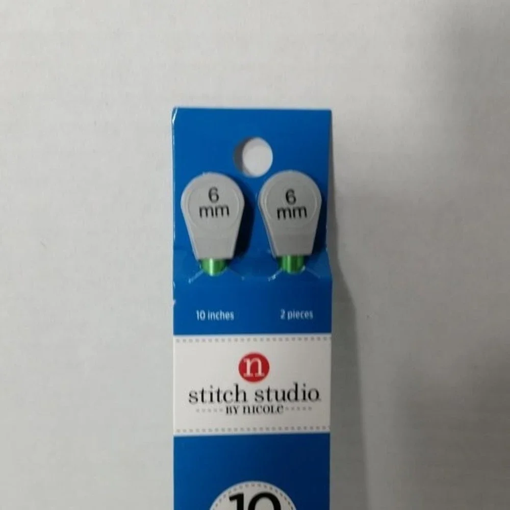 Aluminum Knitting Needles Single Point US 10 10